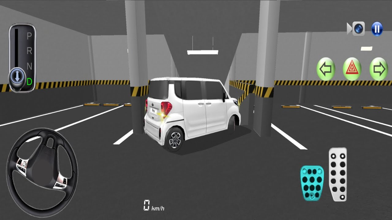3d Driving Class #3 - New Kia Ray Mini car Funny Driver in Parking Building- Android Gameplay