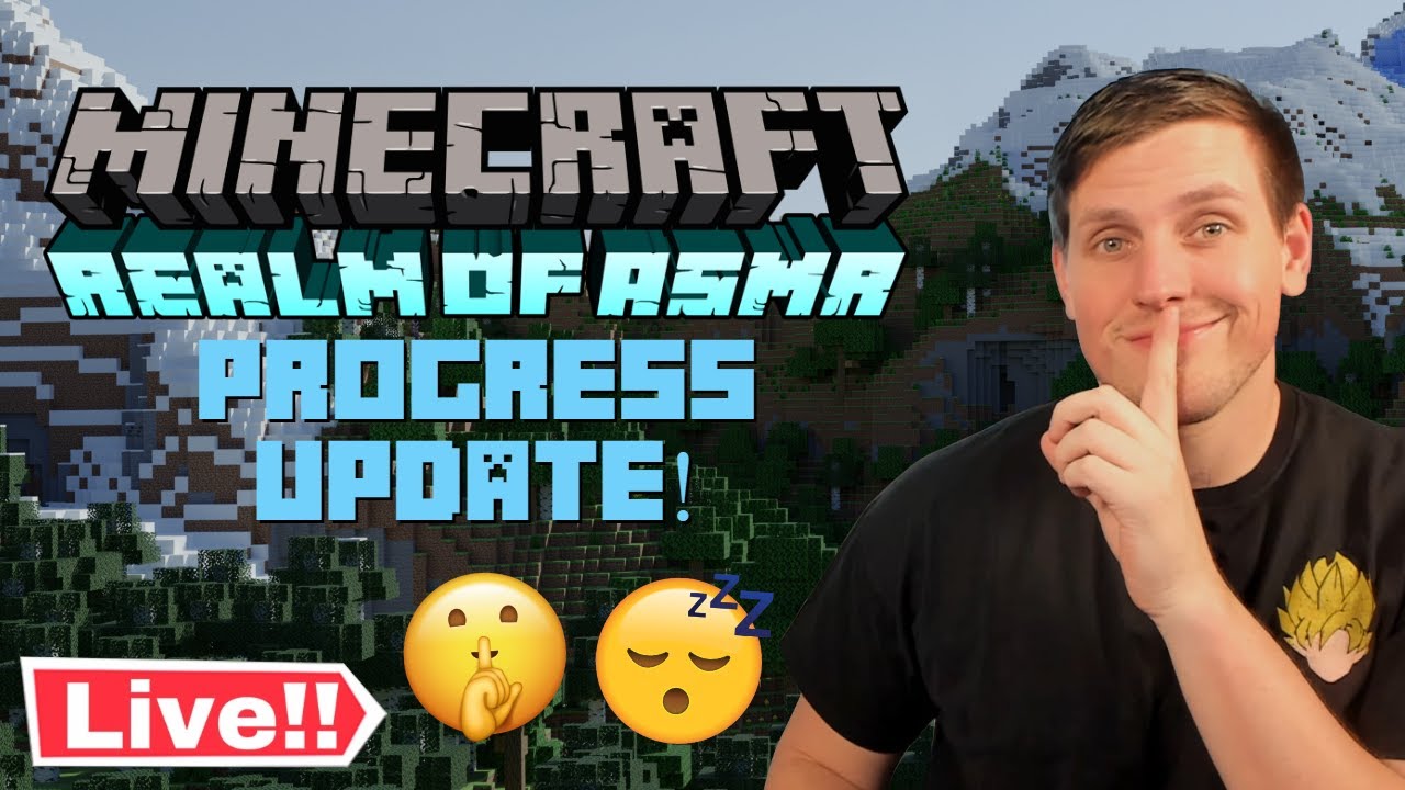 LIVE #ASMR Gaming Minecraft AGN's Realm Of ASMR Update! (Keyboard Sounds + Whispered)