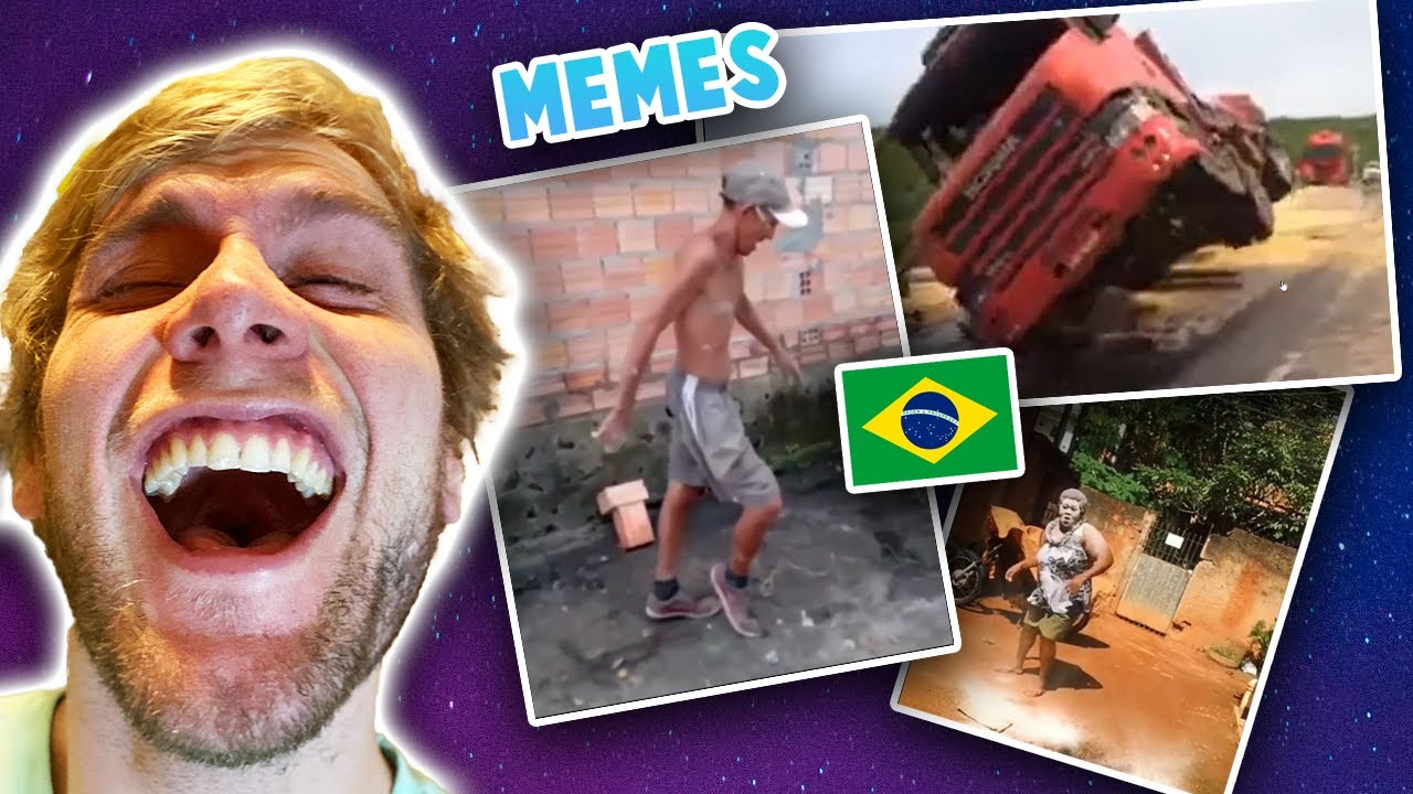 AMERICANO REAGINDO A MEMES BRASILEIROS | IT HAD TO BE BRAZIL REACT