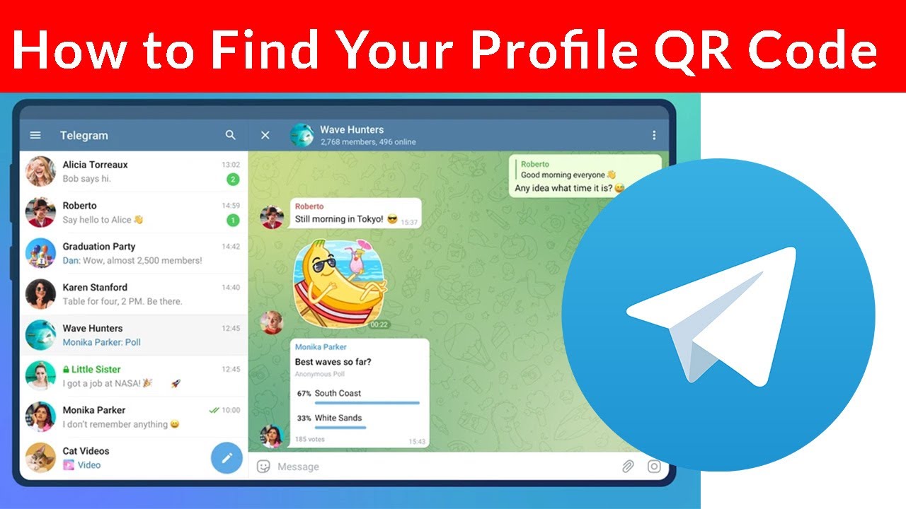 How to Find Your Profile QR Code in Telegram Desktop App?