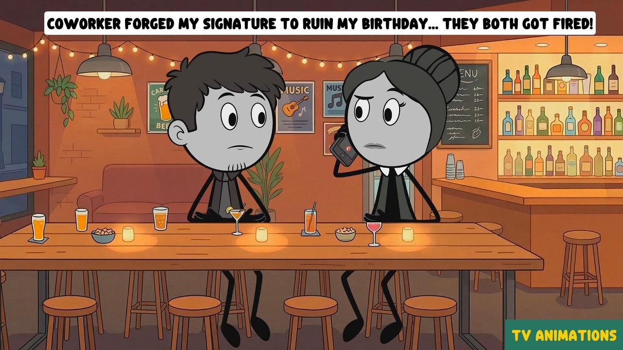 Coworker FORGED My Signature To Ruin My Birthday... They Both Got FIRED! (Instant Karma)
