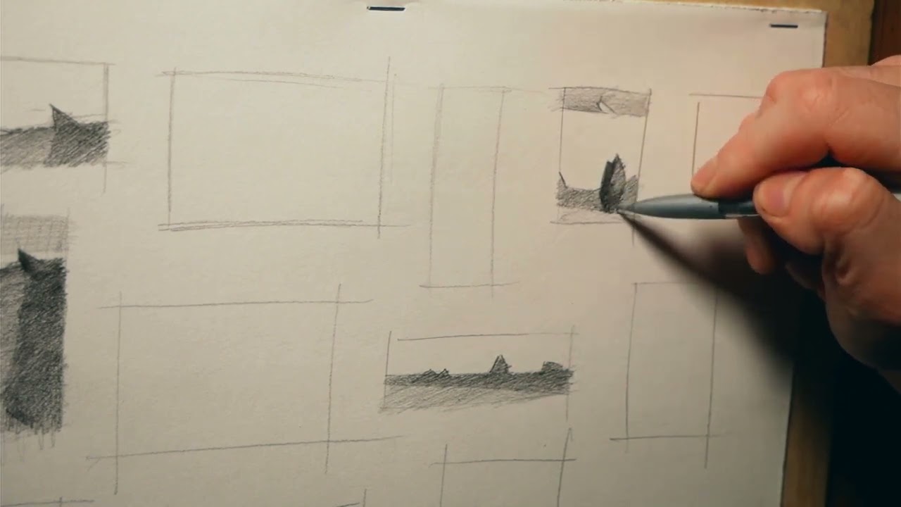 Thumbnail Sketching Landscapes: Examples