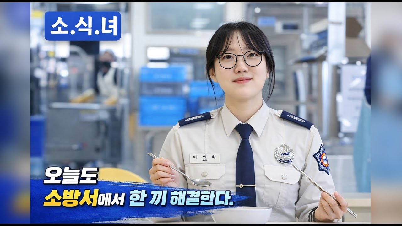🚒소방서 밥 미쳤다...🚑🔥 | 소식녀 예고편(고독한 소식녀)