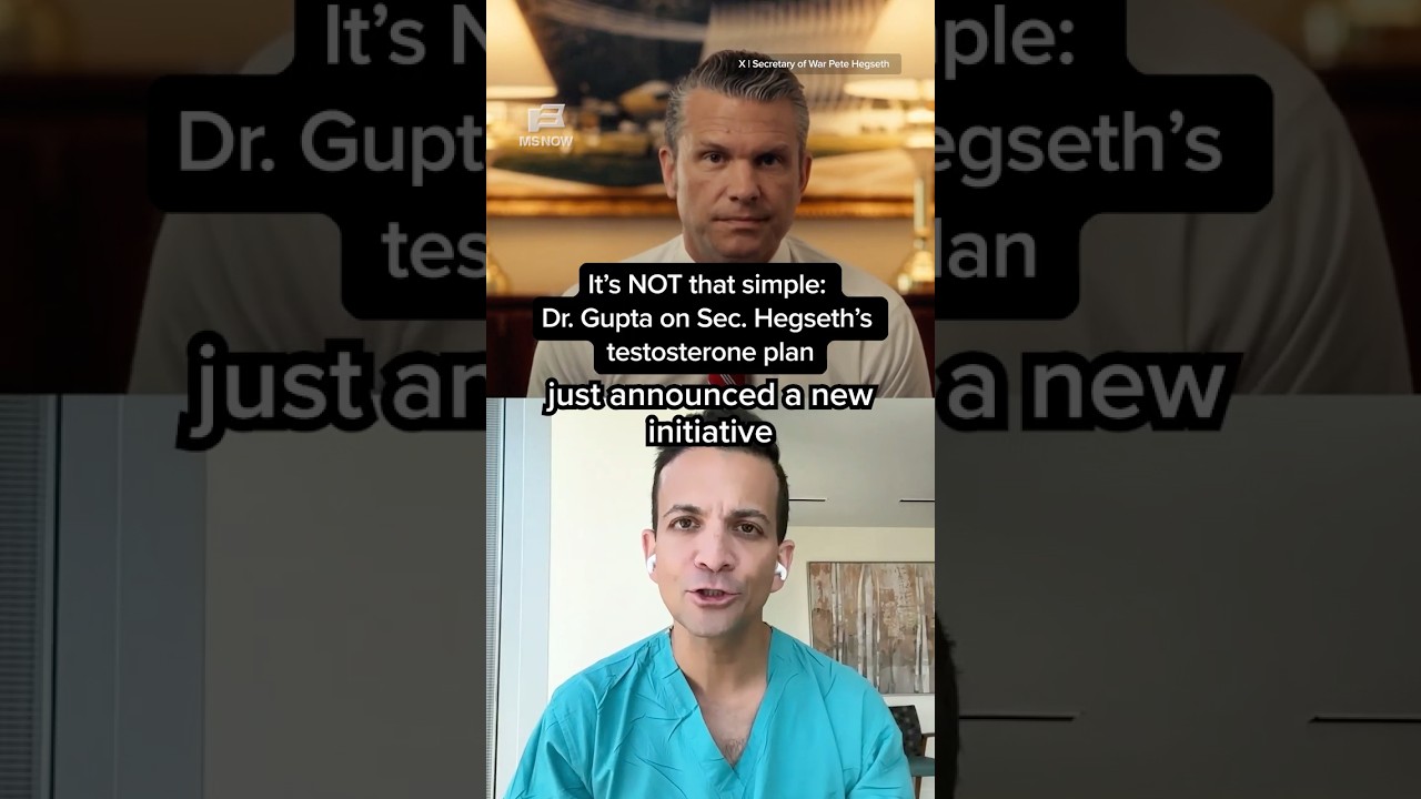 It's NOT that simple: Dr. Gupta on Sec. Hegseth's testosterone plan