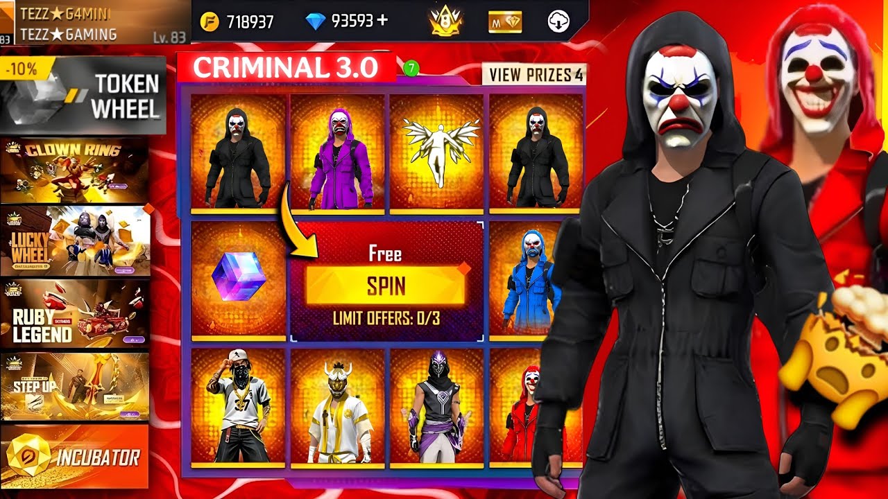 100%🔥 New Criminal 3.0 Bundle Event 💥🤯| Elite Pass Return Event| Free Fire New Event | FF New Event