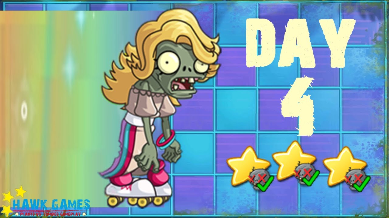 Plants vs Zombies 2 China - Neon Mixtape Tour Day 4 [Glitter Zombie]《植物大战僵尸2》- 摇滚年代 4天