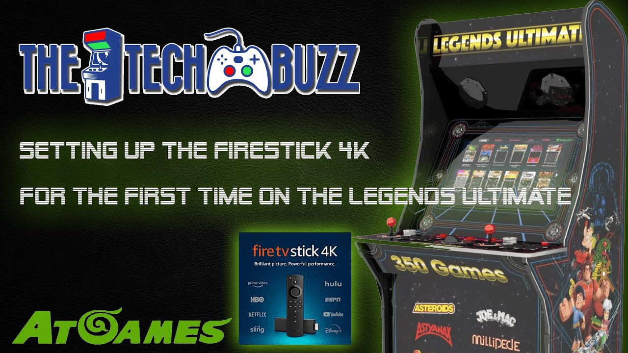 Firestick 4K setup on the Legends Arcade