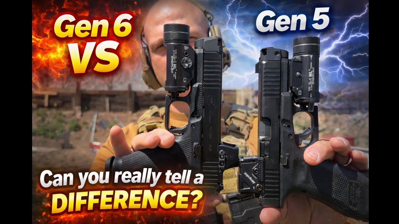 Glock 45 6-го и 5-го поколений: действительно ли можно заметить разницу?