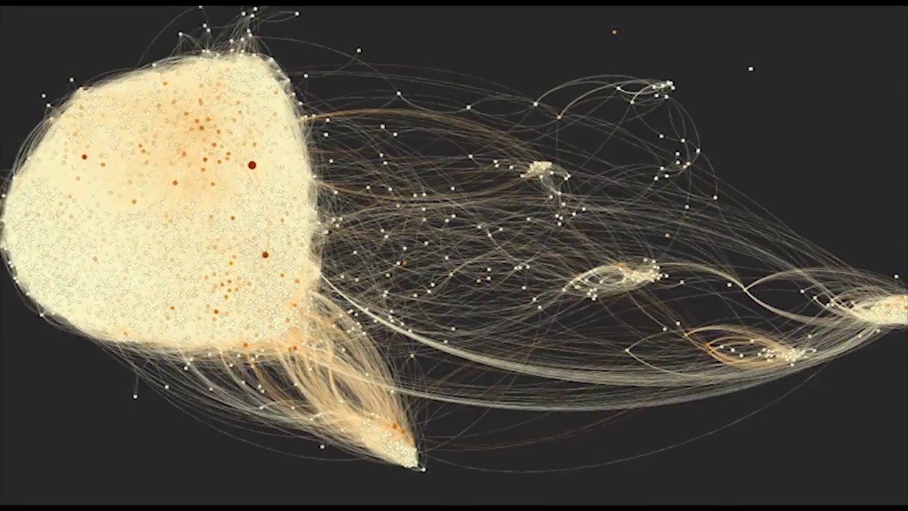 Force Directed Clustering Simulation of Facebook Network