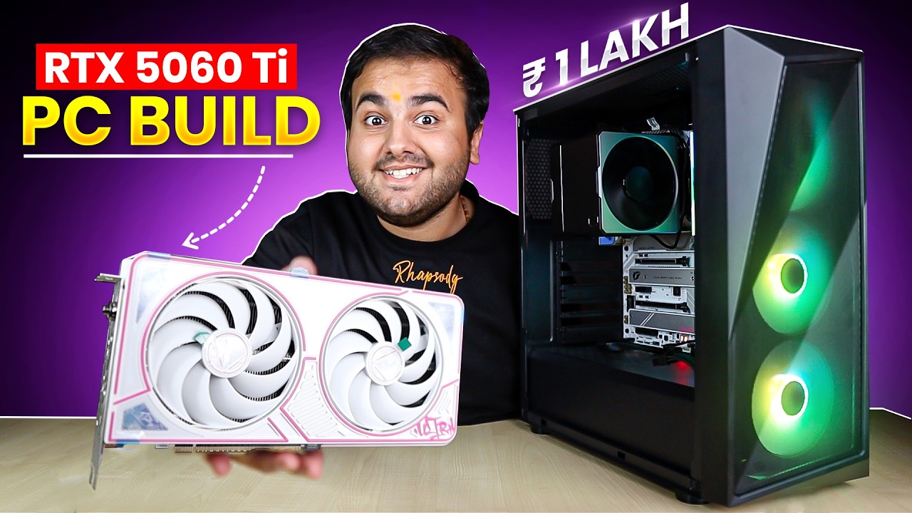 RTX 5060 Ti (16GB) - PC Build under ₹ 1.2 Lakh 🤯🔥