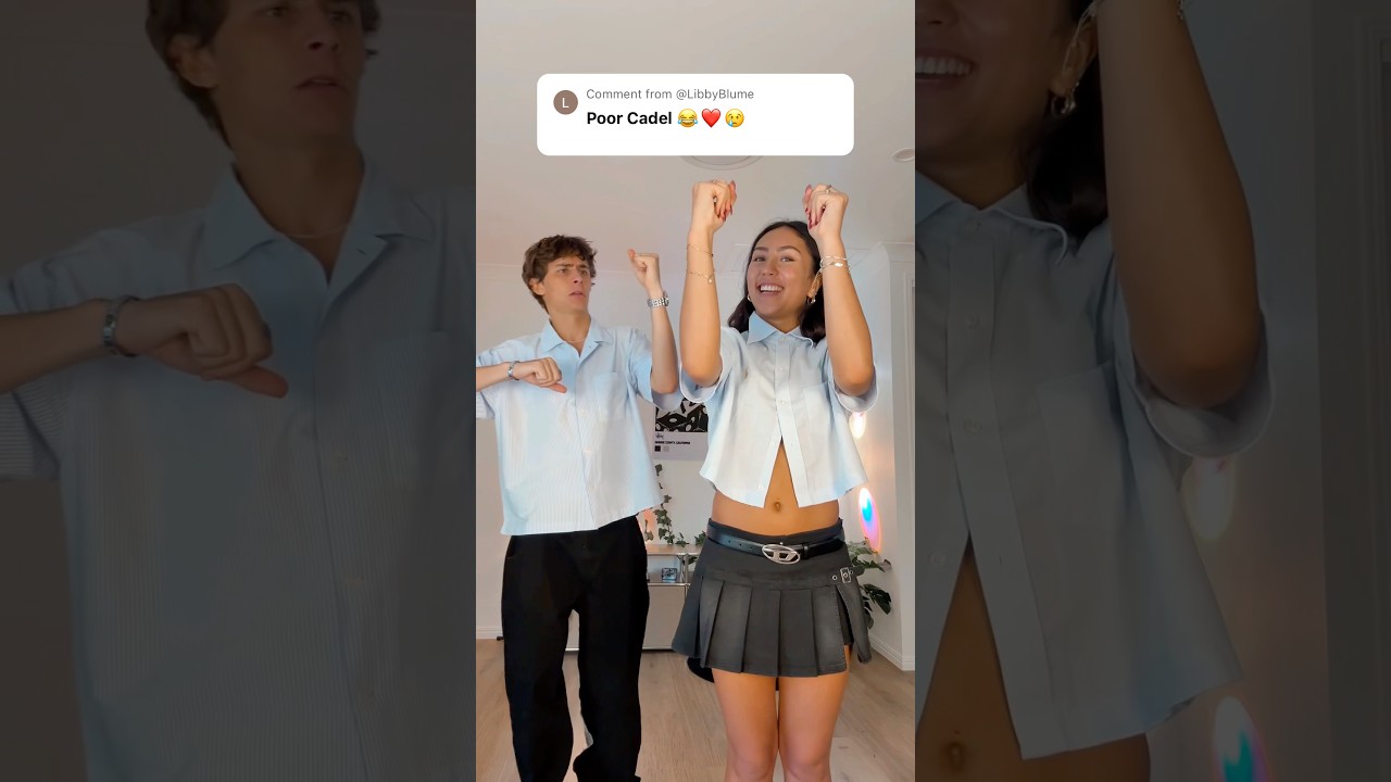 FAIL!🤣😭🤕 EASY DANCE YOU GUYS HAVE TO LEARN!🤩😆 #couple #dance #matching #shorts