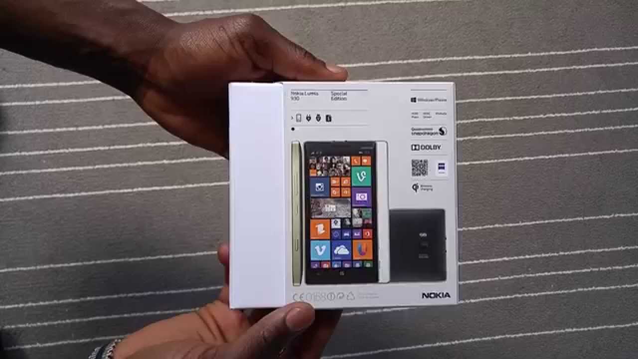 Lumia 930 Special Edition Black:Gold | Unboxing