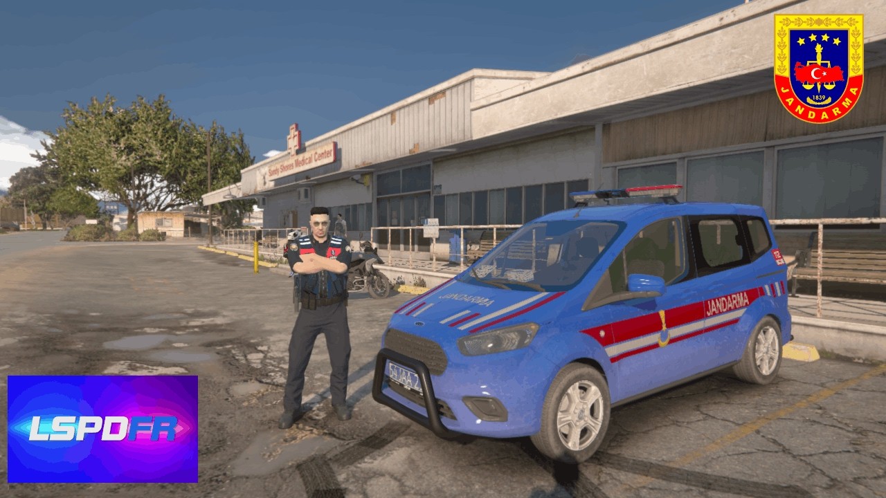 GTA V LSPDFR BÖLÜM (14) FORD COURER JANDARMA ASAYİŞ KÖPEĞİYLE DOLAŞAN ADAMIN ARANMASI ÇIKTI !!!