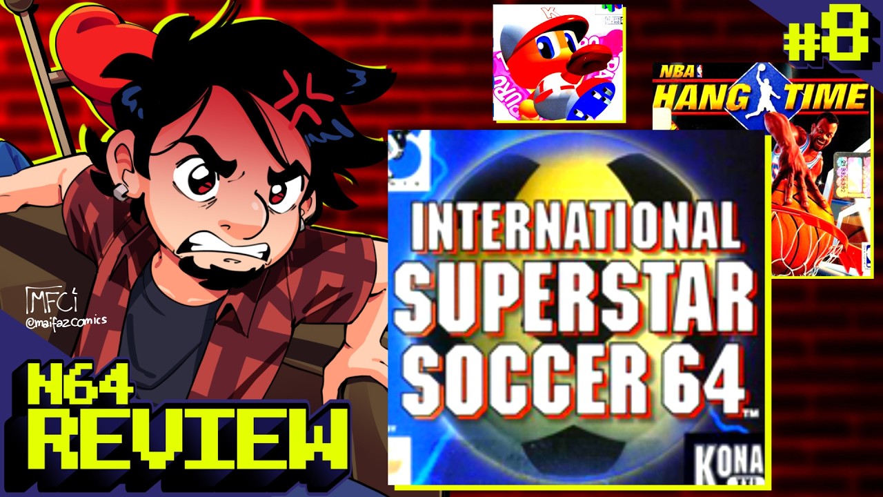 Zerando64 - International Superstar Soccer 64 | NBA Hangtime | Jikkyō Powerful Pro Yakyū 4 (Análise)