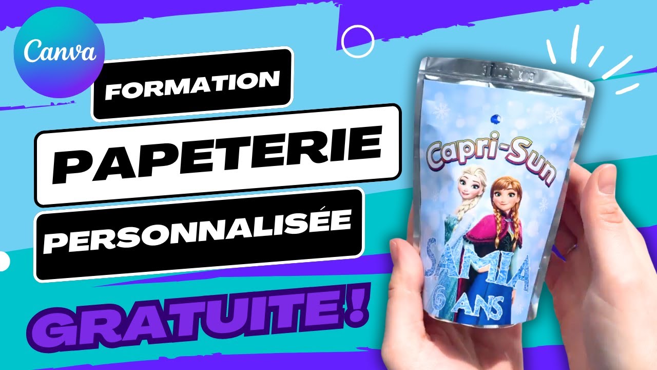 Formation Papeterie Personnalisée avec CANVA (OFFERTE)