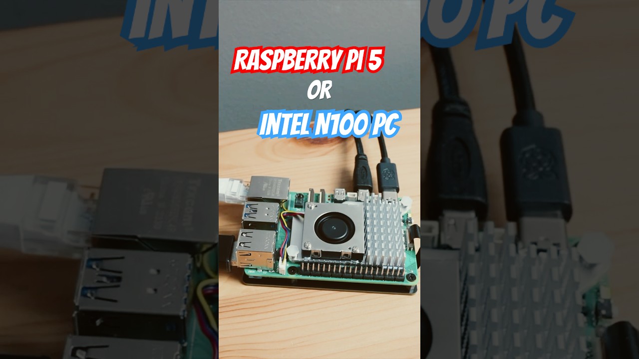 Raspberry Pi 5 vs Intel N100 Mini PC - Which Is Right For You #pi5 #n100 #techtok