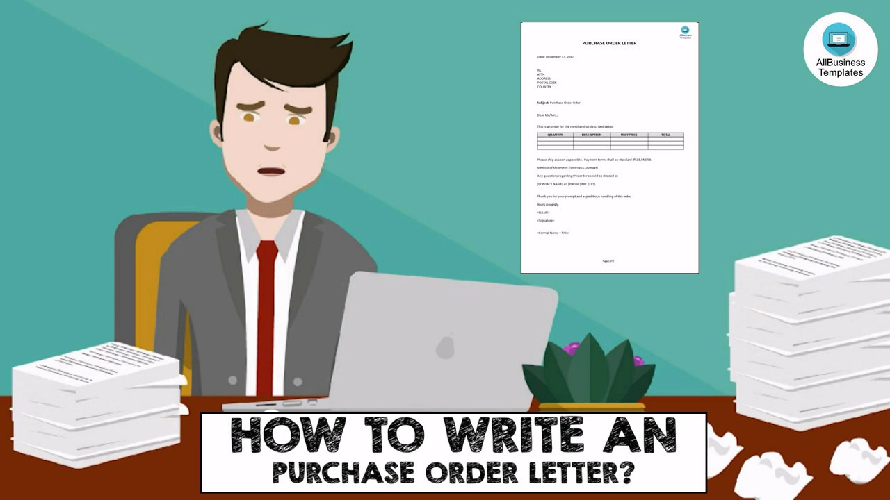 Order Letter Templates #purchasing #howtowriteletters