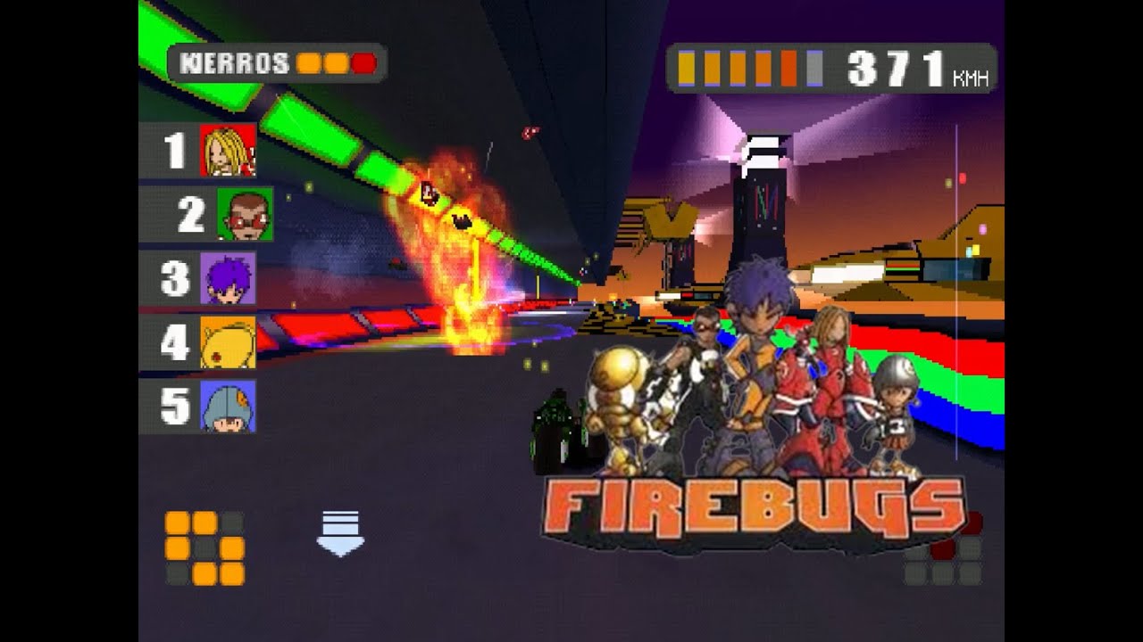 Firebugs (PS1) – Futuristinen kilpa-ajojen klassikko