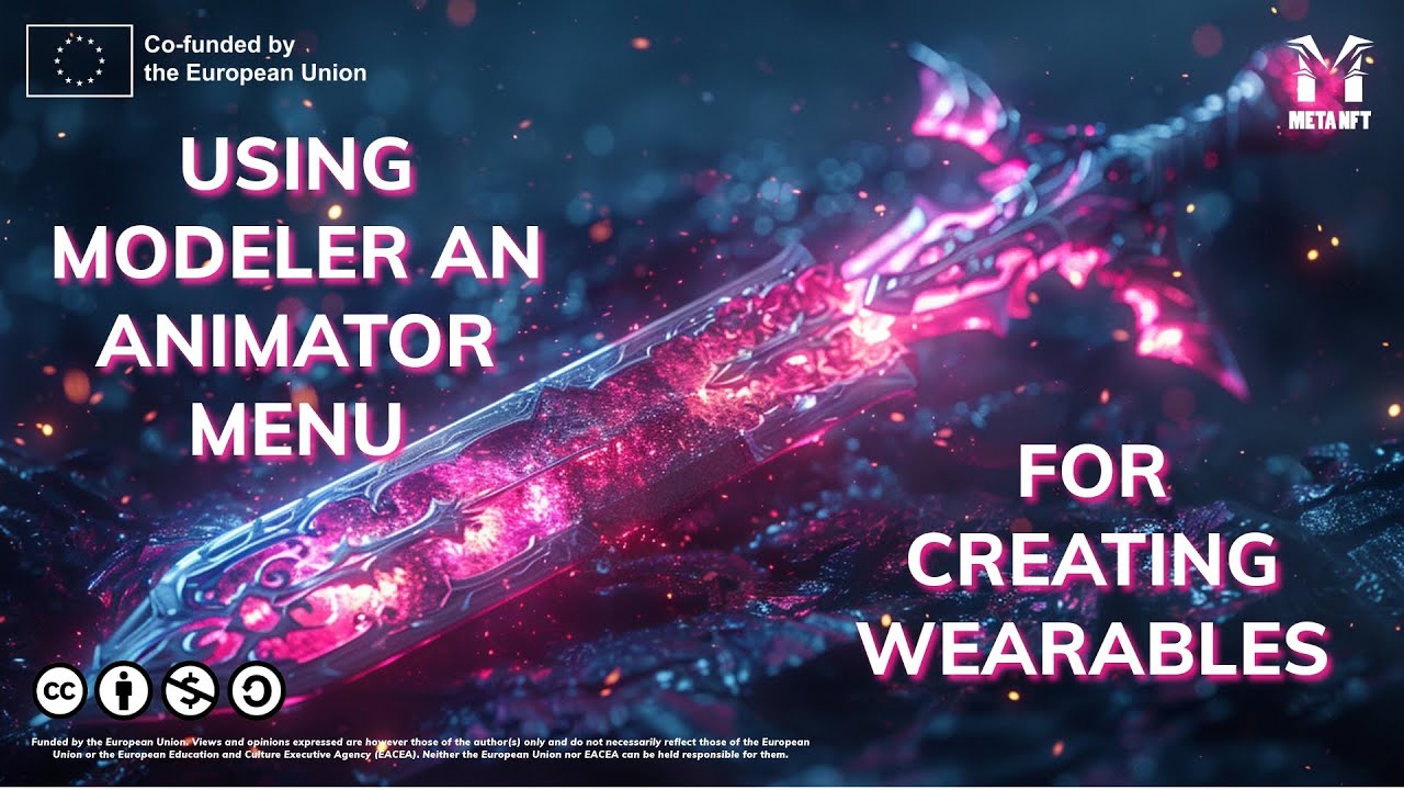NftArtonMeta - Voxedit for Young Artists - Using Modeler and Animator Menu for Creating Wearables