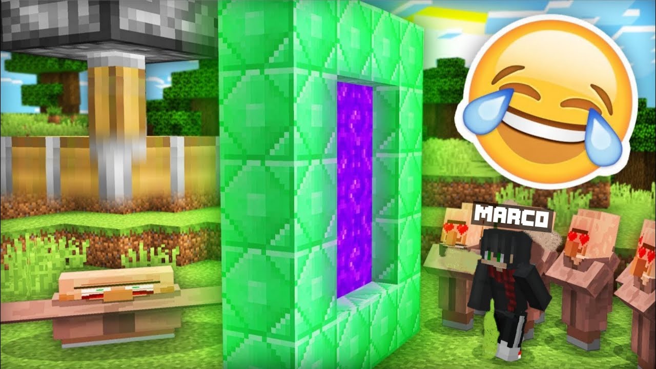😂MEN PORTAL ORQALI QOSHLOQILARI YOMON QIYNADIM!! | UZBEKCHA MINECRAFT