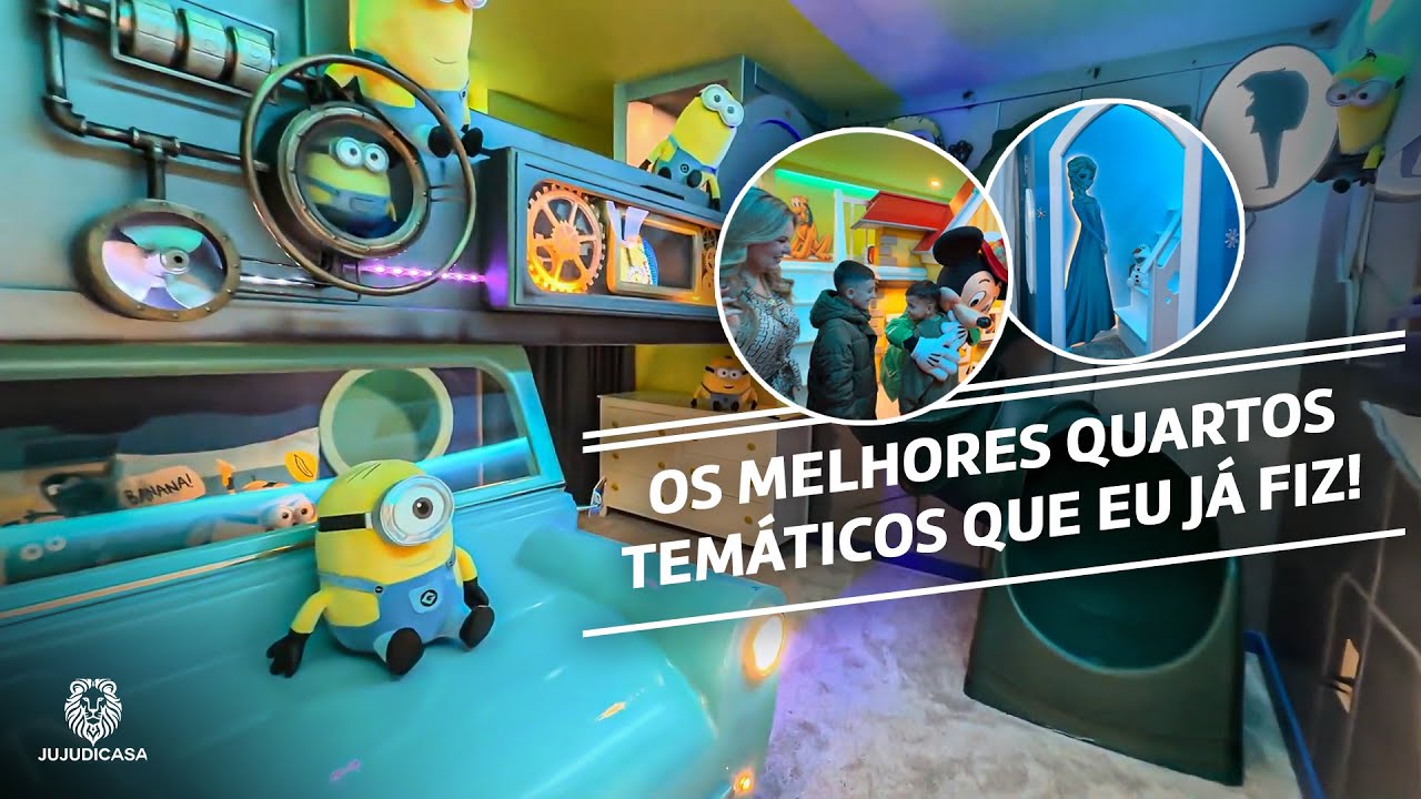 OS MELHORES QUARTOS TEMÁTICOS QUE EU JÁ FIZ!!!
