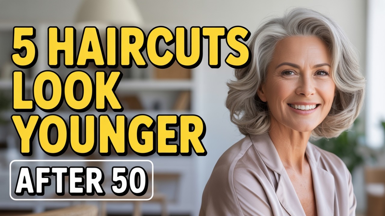 5 Haircuts that make Older Women LOOK YOUNGER after 65+ | Wise advice