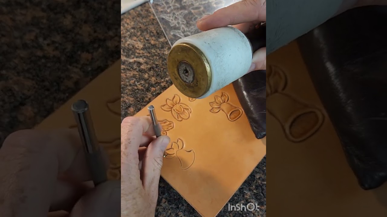 Bell Flower Stencil flower demo