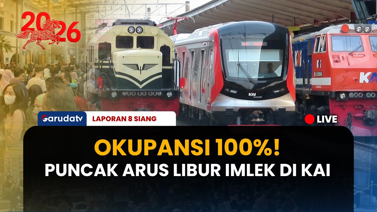 Tiket Ludes 100%! KAI Tambah Perjalanan di Stasiun Gambir & Pasar Senen Jelang Ramadan 2026