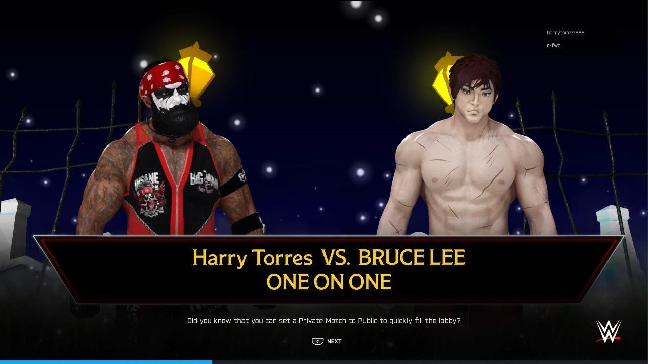 WWE 2K25 The Bigman Harry Torres vs Bruce Lee