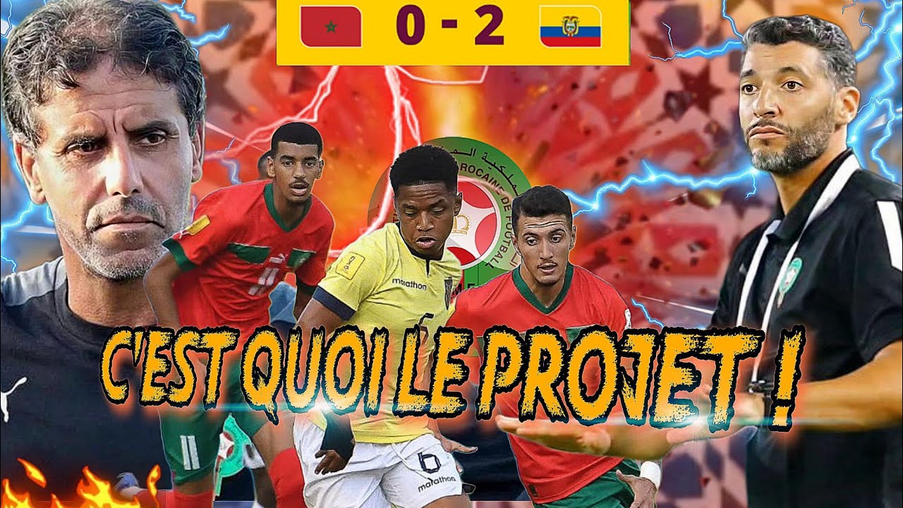Maroc 0-2 Équateur u17 (l'avenir en danger) dima maghrib