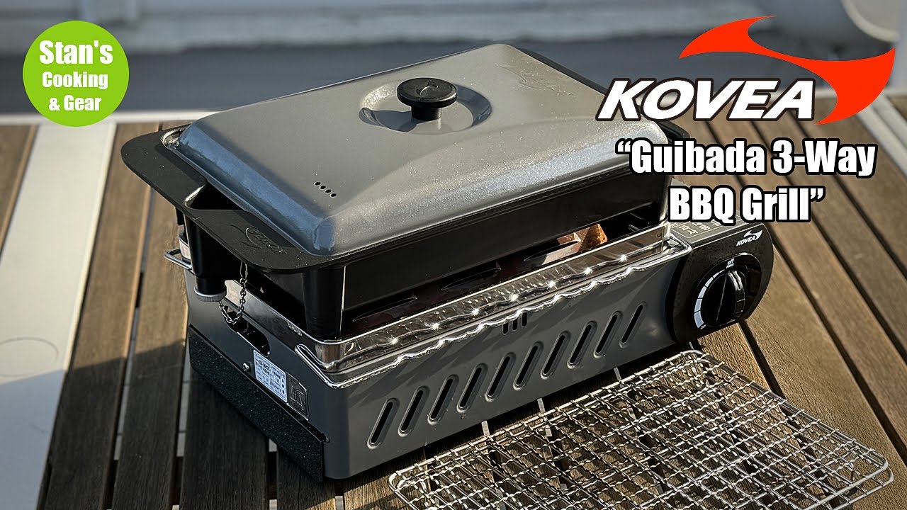 Kovea Guibada 3-Way All in One BBQ Grill & Stove / The Best BBQ Grill  & Stove for Camping!!