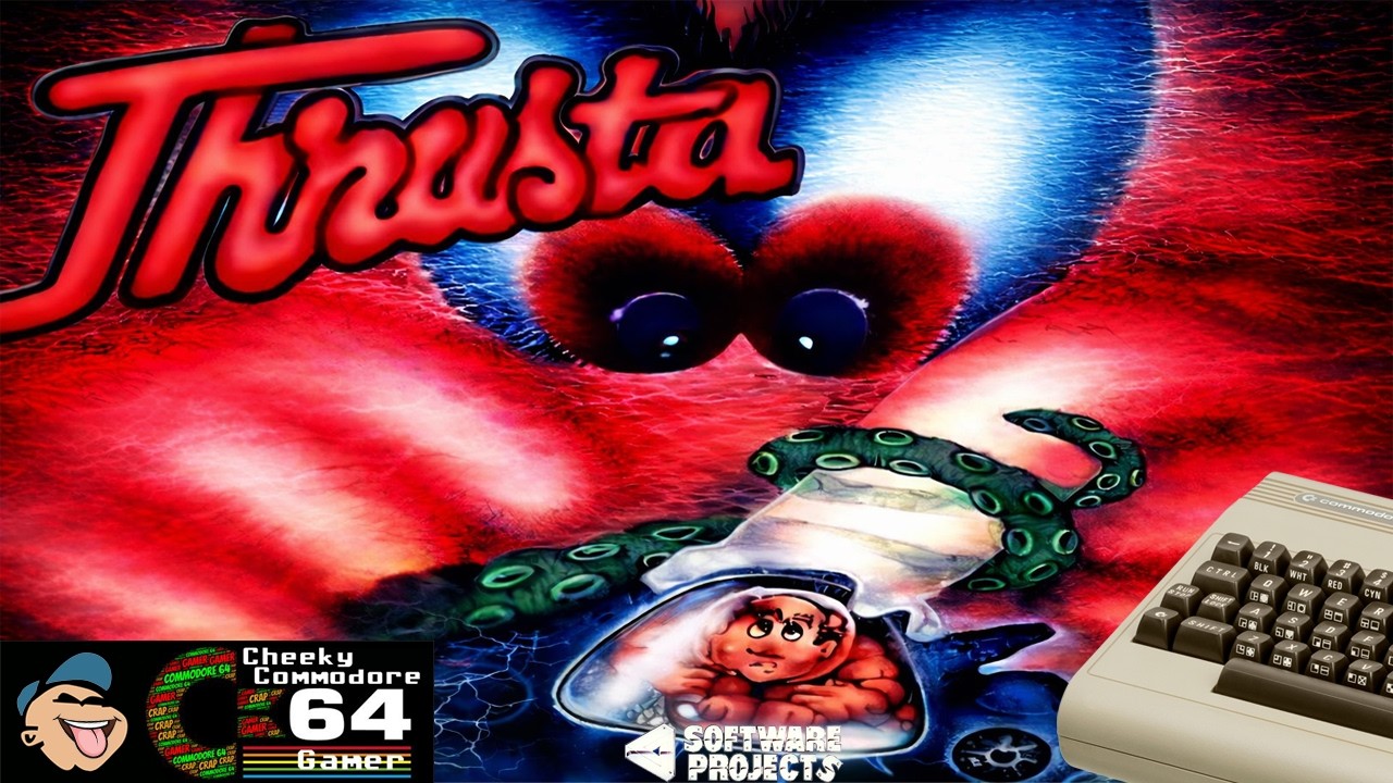 THRUSTA – Commodore 64 (1984) | Software Projects’ Gravity-Based Space Shooter