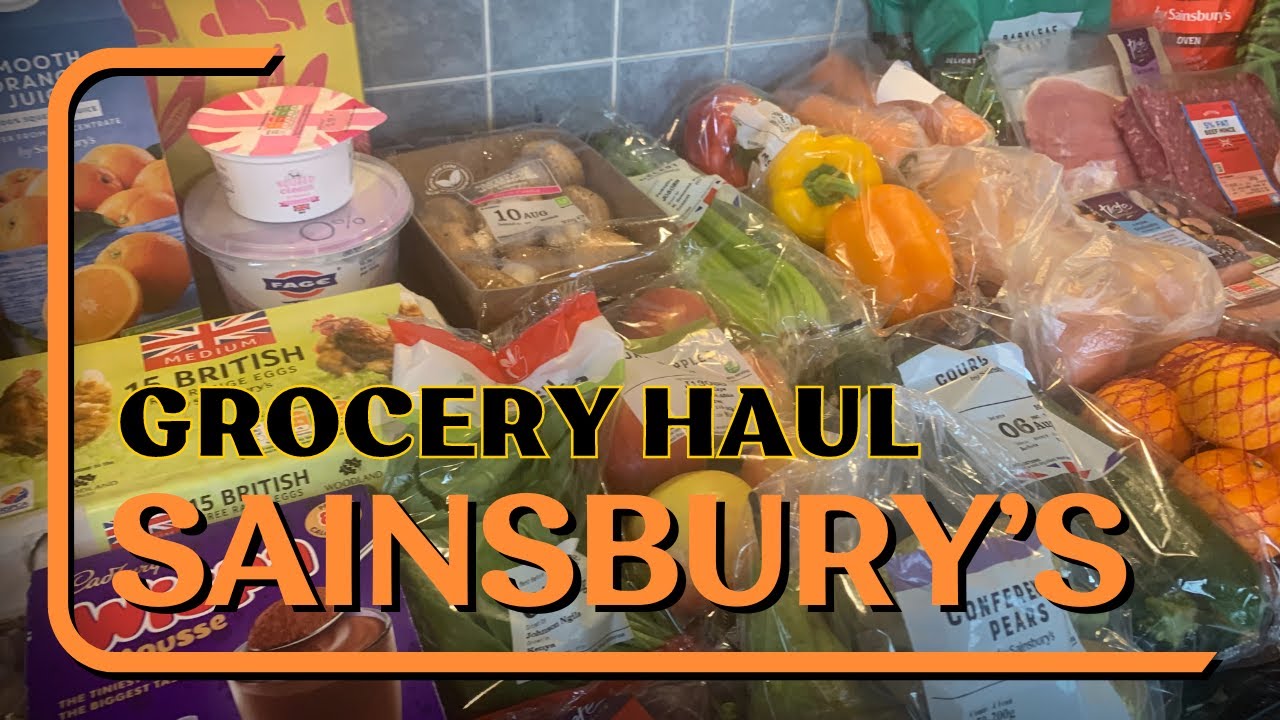 Sainsbury’s Grocery Haul | Weekly Food Shop | 3rd August 2024