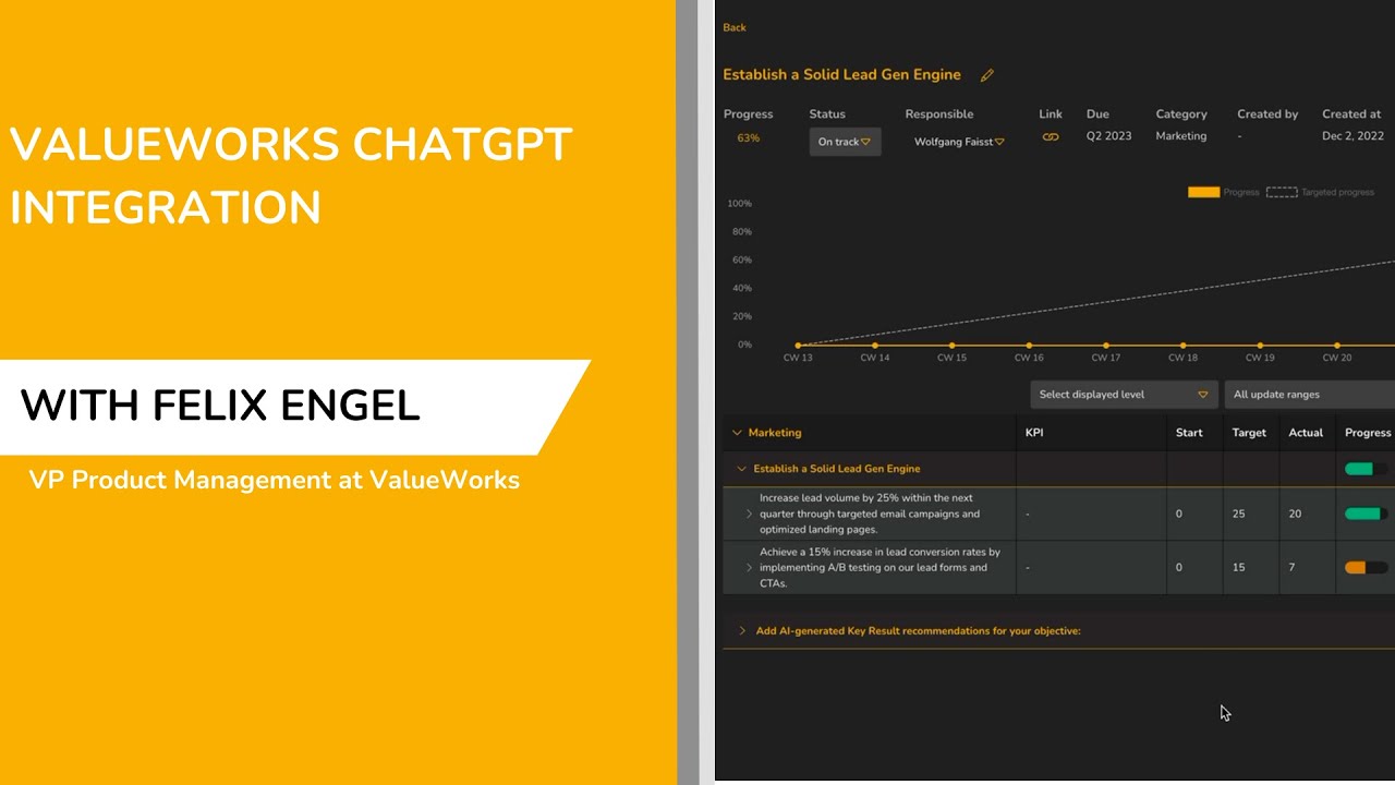 Boost Your OKR Planning with ValueWorks' ChatGPT Integration