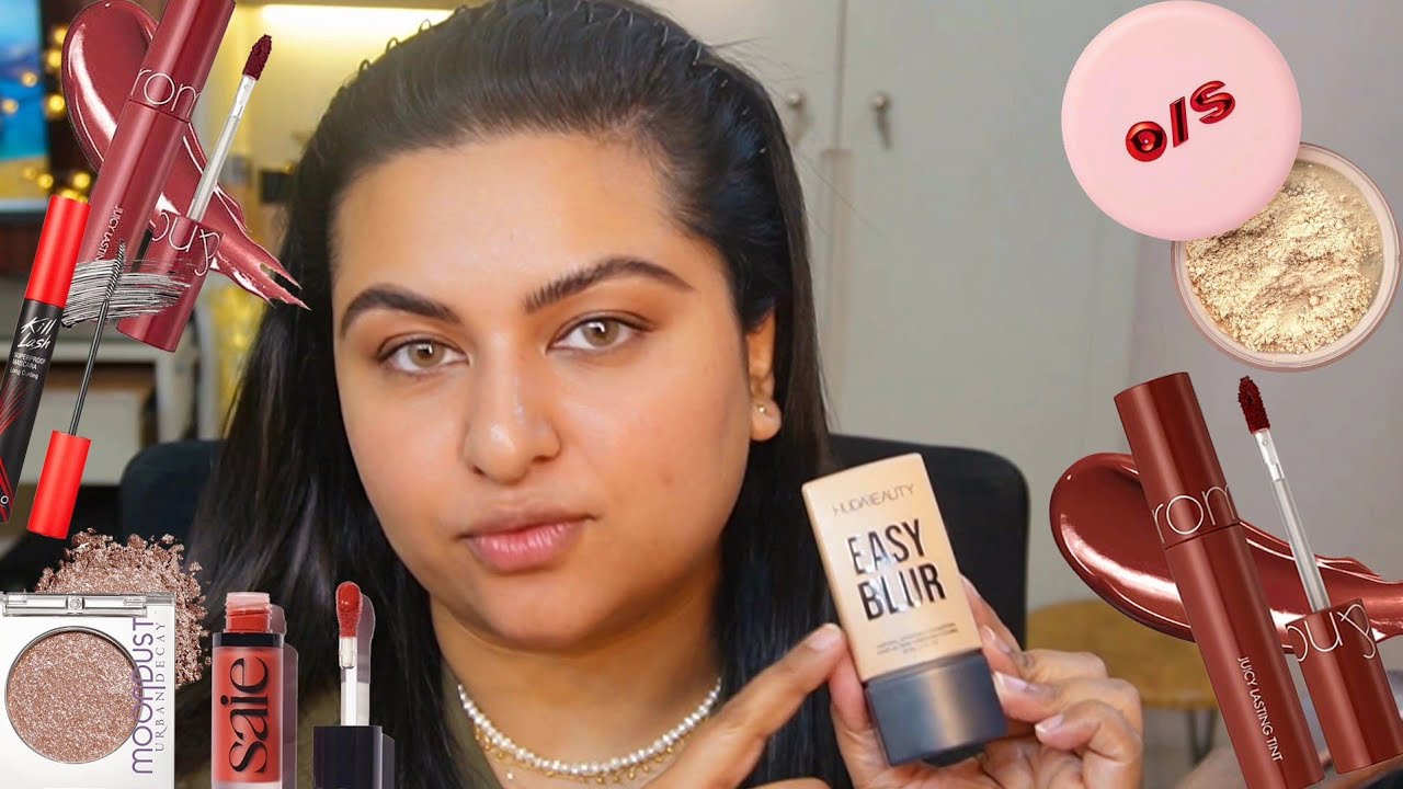 Honest Review of Huda Beauty Easy Blur Foundation & Wear Test || Ananya Artistry