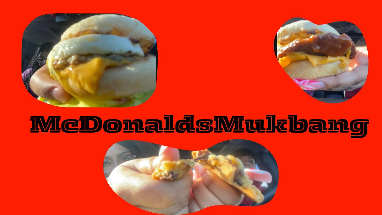McDonalds Mukbang w/my bf and his hbs