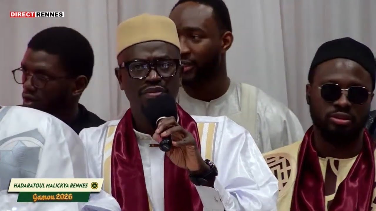 🇨🇵 🔴 ANIMATION DE PAPE MALICK MBAYE GAMOU DAHIRA HADARATOUL MALICKIYA DE RENNES ÉDITION 2026