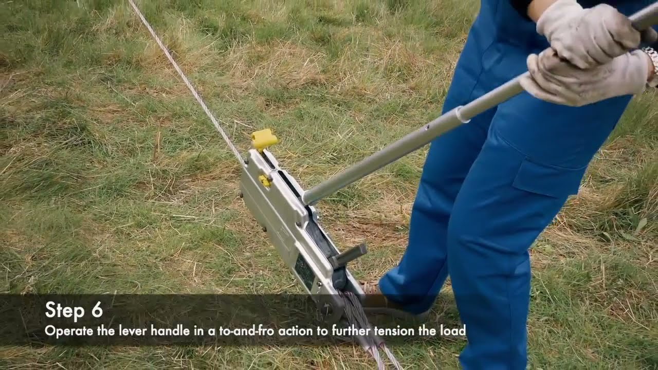 How to Use a Tractel Tirfor T516  Wire Rope Hoist