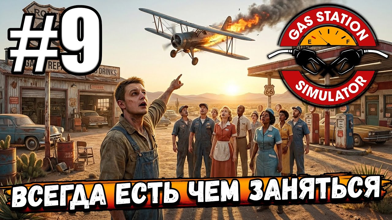 СКОРО БУДЕТ АЭРОДРОМ! ЕЩЁ БОЛЬШЕ СОТРУДНИКОВ! ВСЕГДА ЕСТЬ ЧЕМ ЗАНЯТЬСЯ В ► Gas Station Simulator #9