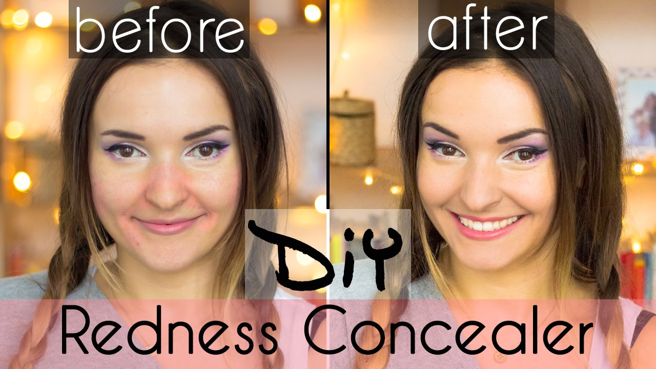DIY REDNESS CONCEALER From Scratch! / Natural Formula