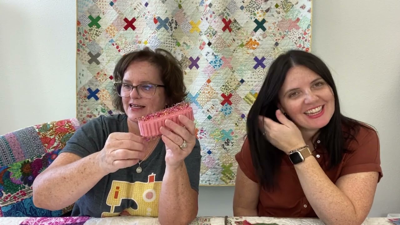 Flosstube #98 and quilting progress