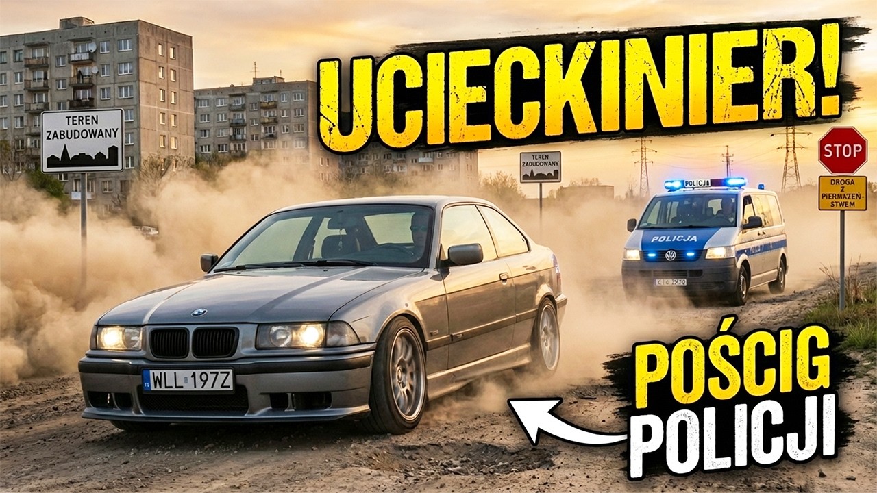 **POLICJA vs ZŁODZIEJE: 7 na 1 w BeamNG.drive! 🚓 Pościgi na POLSKIEJ MAPIE**