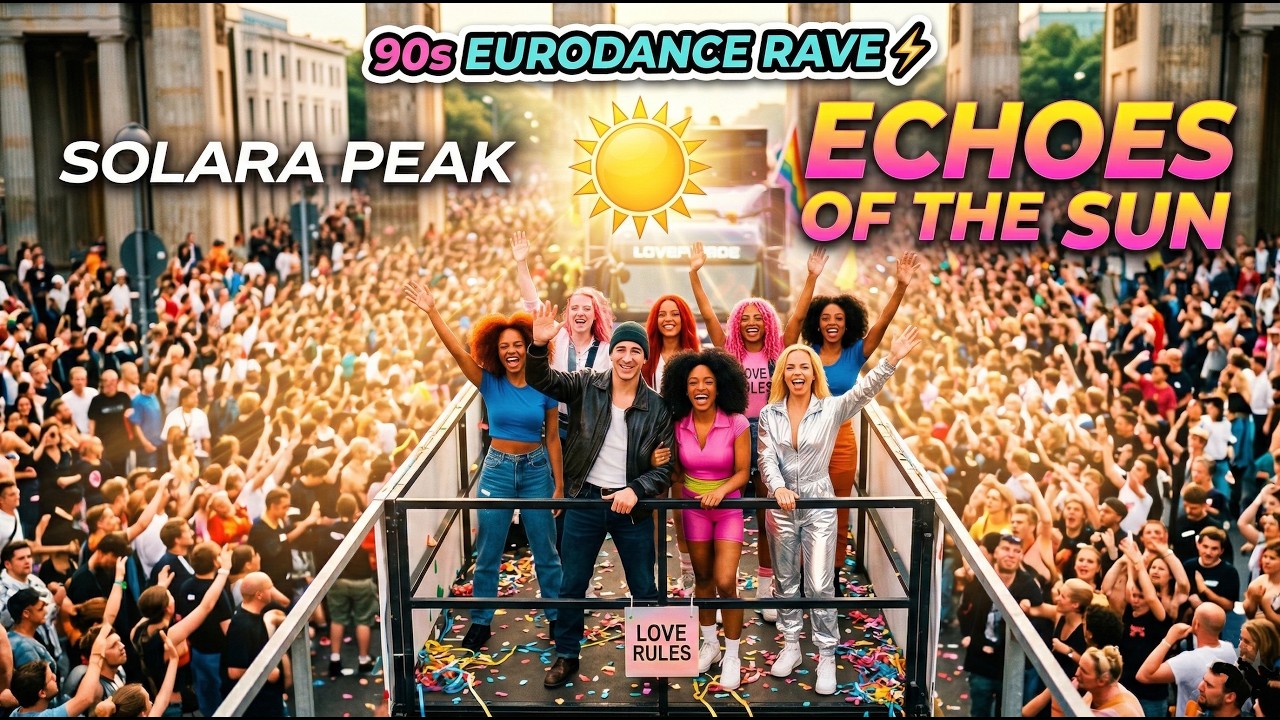 Solara Peak - Echoes Of The Sun ☀️ (Official 90s Eurodance Rave) ⚡️