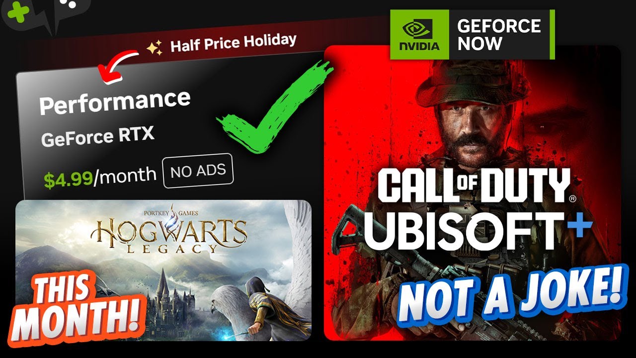 Hogwarts Legacy COMING & Call of Duty on UBISOFT+! | GeForce Now News UPDATE