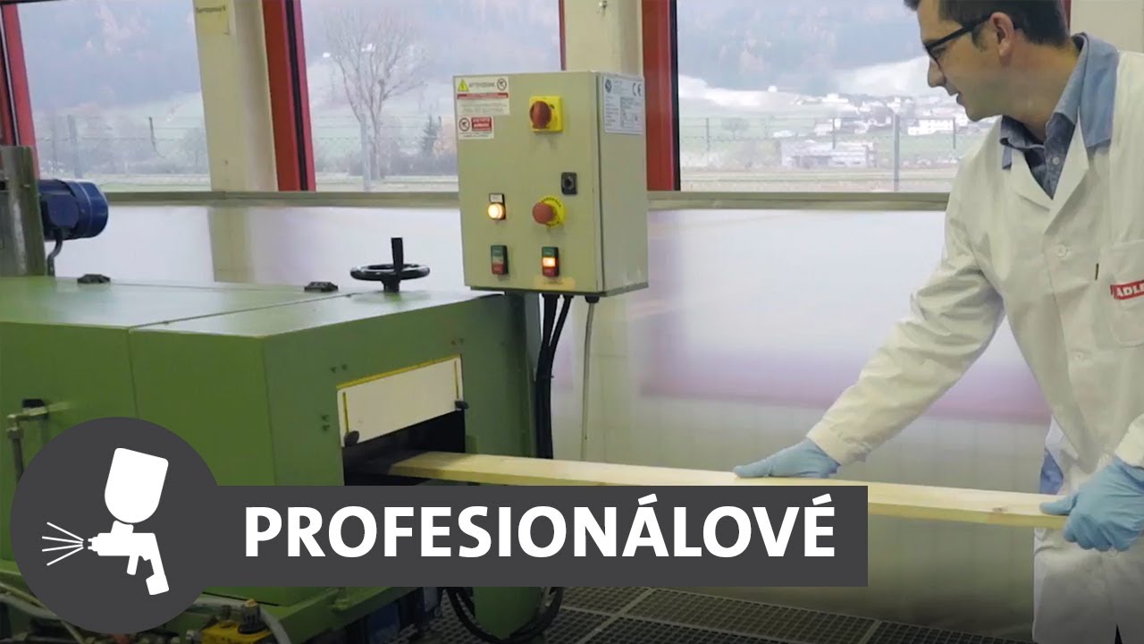Nat&iacute;rac&iacute; stroj - aplikačn&iacute; technologie laků od ADLER