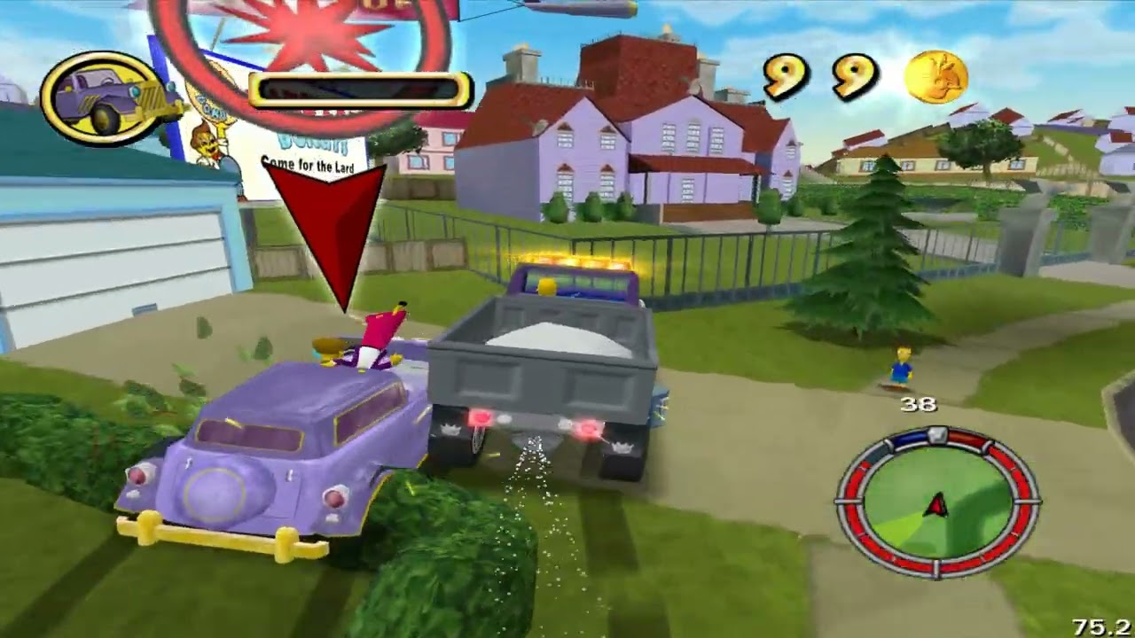 Мод «Hit & Run» для The Simpsons: карта, подключенная к игре полностью, часть 1
