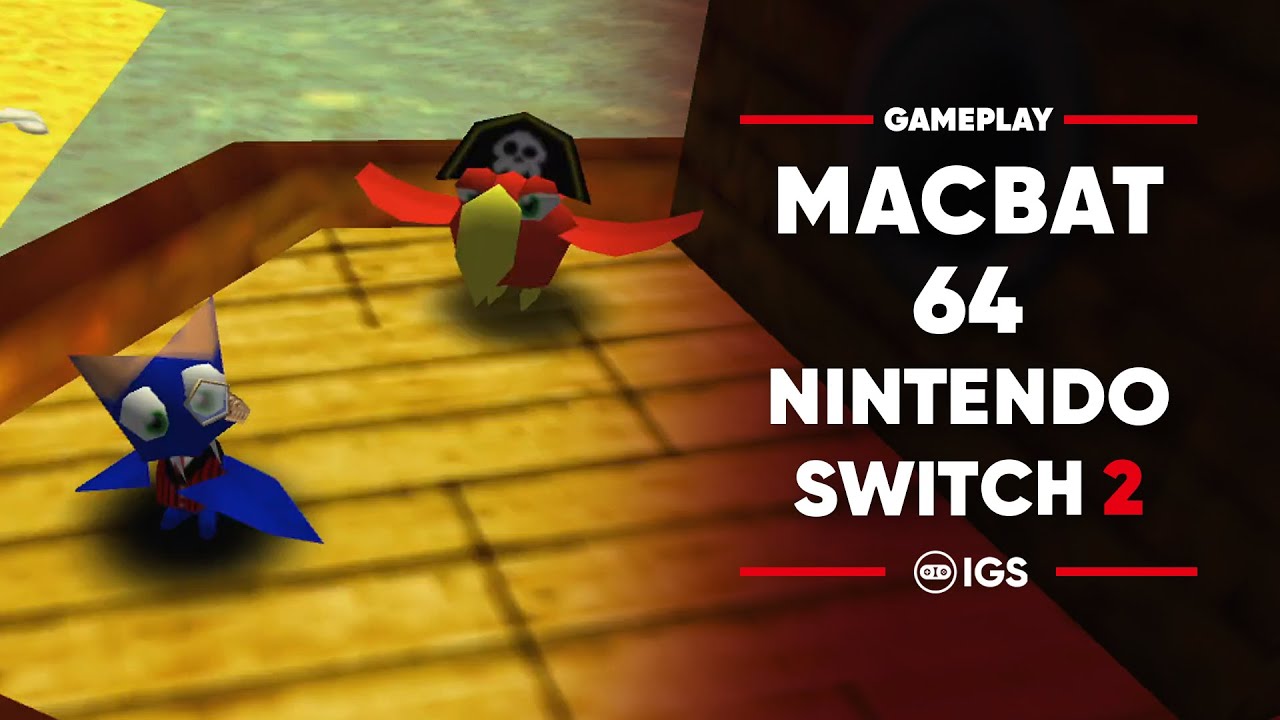 Macbat 64 Nintendo Switch 2 Gameplay