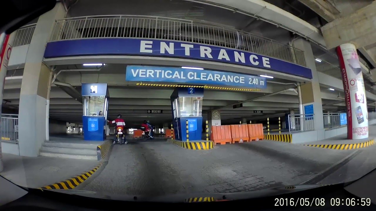 SM Marikina Parking Entrance - Marcos Hi-way