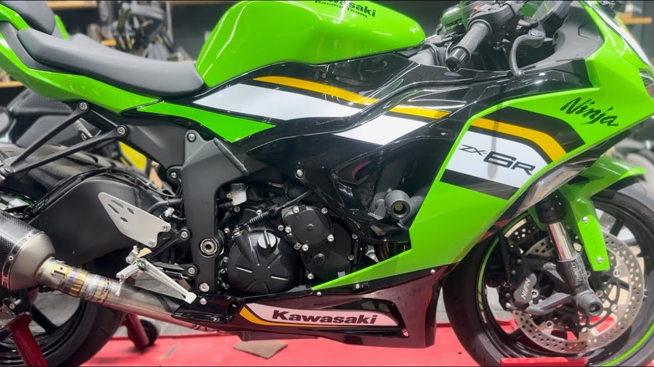 CADA VEZ NOS LLEGAN MÁS TRABAJOS EN TITANIO 🫶🏼 KAWASAKI ZX-6R 