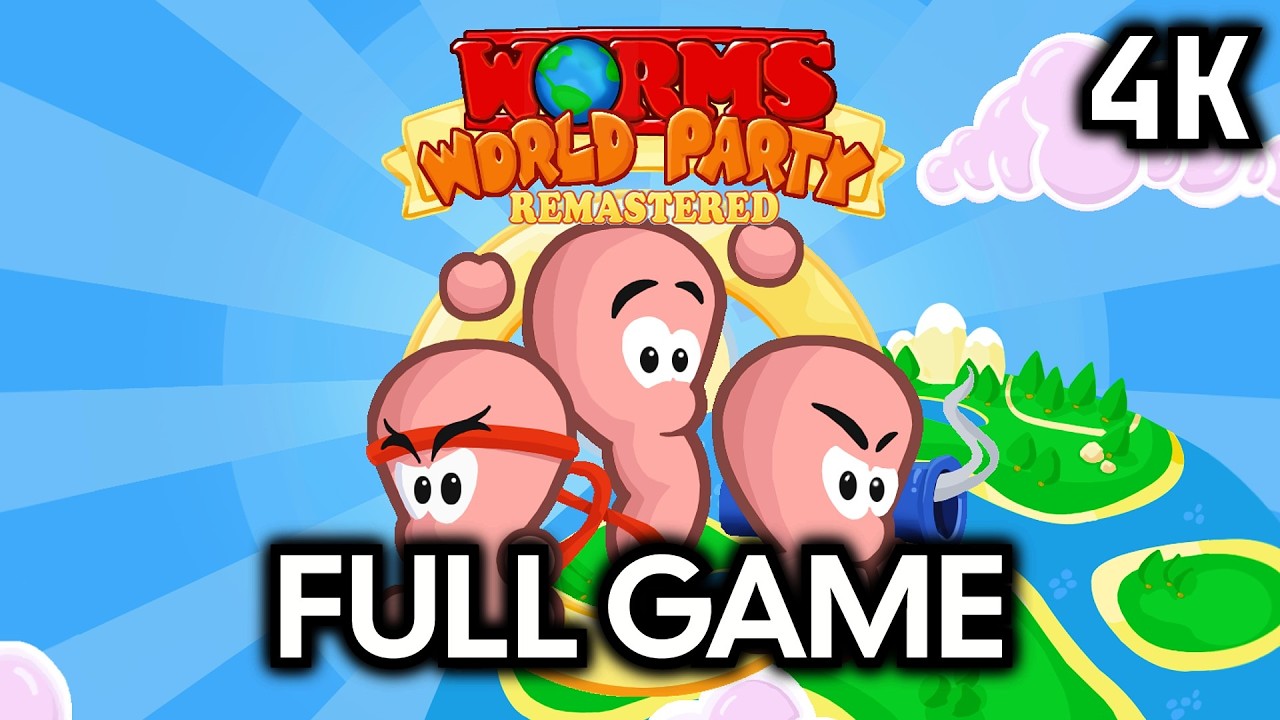 Worms World Party Remastered - Full Game [4K 60FPS]